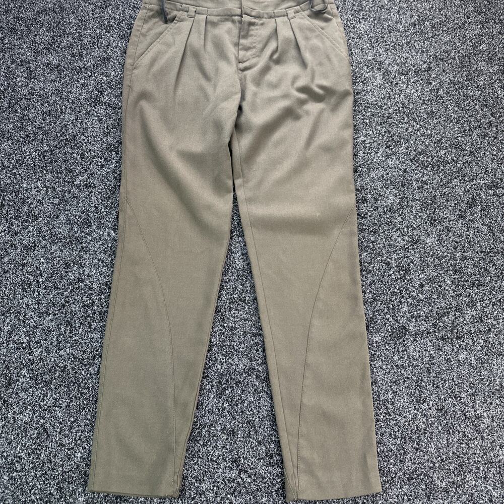 Joe’s Jeans Women’s Size 24 Charcoal Stretch Pleated Trouser Pants